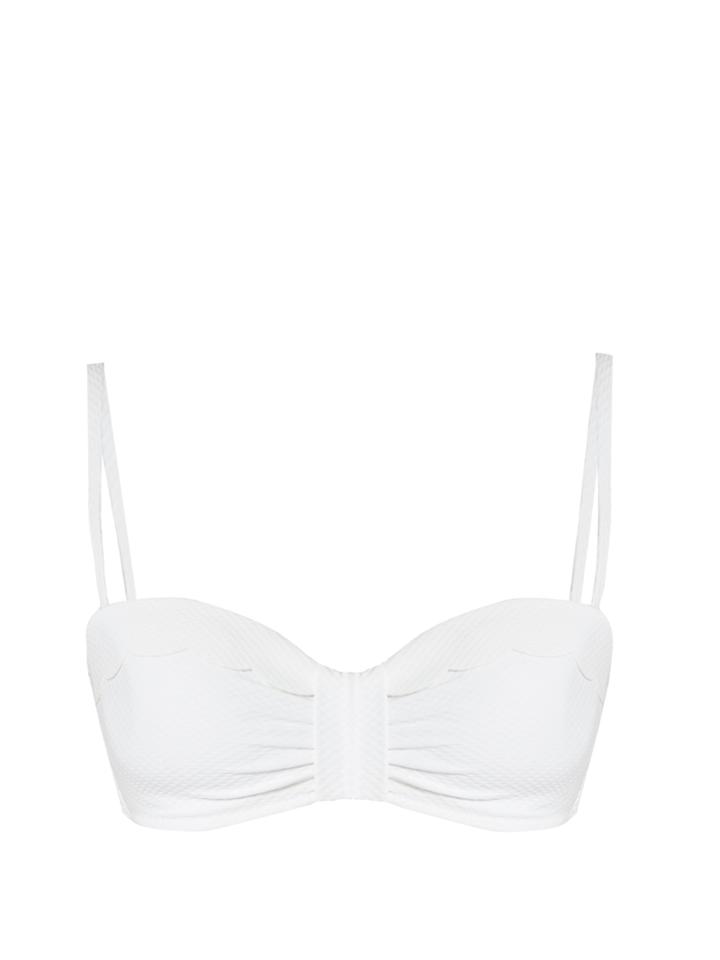 Heidi Klein Ostuni Scallop-edged Balcony Bikini Top