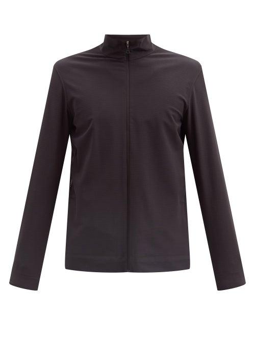 Matchesfashion.com Jacques - Sprint Zipped Ribbed Track Top - Mens - Black