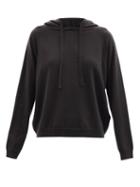 Allude - Hooded Cashmere Sweater - Womens - Black