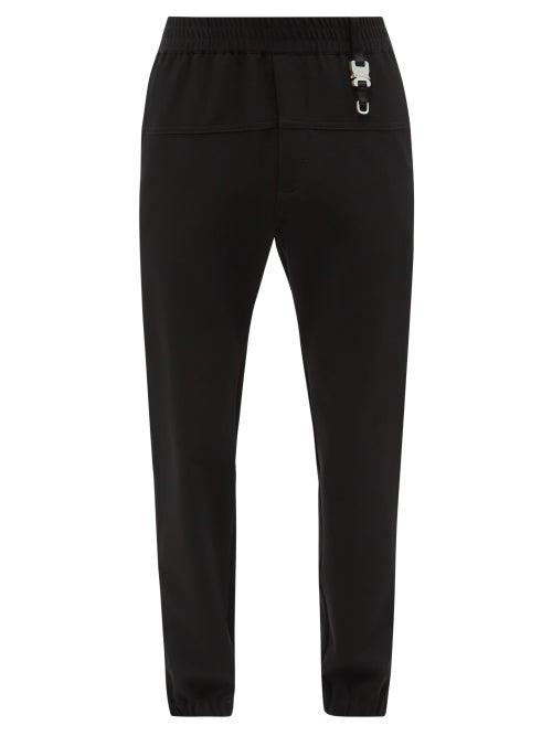 1017 Alyx 9sm - Buckle Zipped-cuff Technical Track Pants - Mens - Black