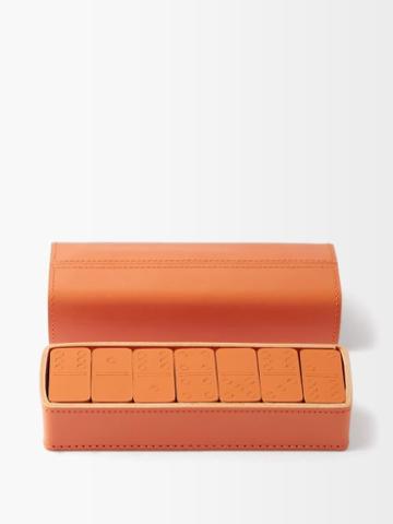 Rabitti 1969 - Saddle-leather Domino Set - Orange