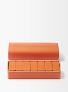Rabitti 1969 - Saddle-leather Domino Set - Orange