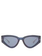 Matchesfashion.com Dior Eyewear - Catstyledior1 Cat Eye Acetate Sunglasses - Womens - Blue