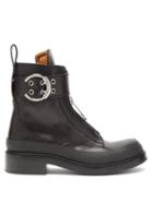 Matchesfashion.com Chlo - Leather Zip Boots - Womens - Black