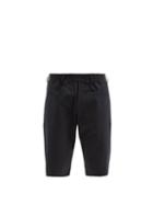 Matchesfashion.com Arnar Mar Jonsson - Elasticated-waist Cotton-ventile Shorts - Mens - Black