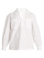 Frame Lace-up Cotton Shirt