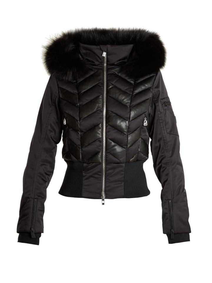 Toni Sailer Fabienna Fur-trimmed Quilted Ski Jacket