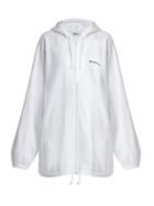 Matchesfashion.com Balenciaga - Oversized Logo Embroidered Cotton Hoodie - Womens - White