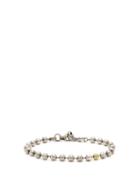 Matchesfashion.com Title Of Work - Sterling Silver Ball Chain Bracelet - Mens - Silver Gold