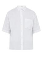 Matchesfashion.com Bottega Veneta - Box Fit Cotton Poplin Shirt - Mens - White