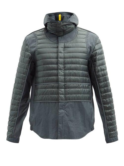 Matchesfashion.com 5 Moncler Craig Green - Padded-panel Shell Overshirt - Mens - Green