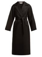 Matchesfashion.com Golden Goose Deluxe Brand - Single Breasted Wool Trench Coat - Womens - Black