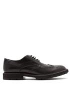 Matchesfashion.com Tod's - Leather Brogue Shoes - Mens - Black