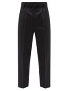 Mens Rtw Fear Of God - Double-pleat Wool-twill Trousers - Mens - Black