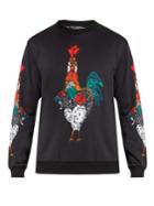 Dolce & Gabbana Rooster-print Cotton Sweatshirt