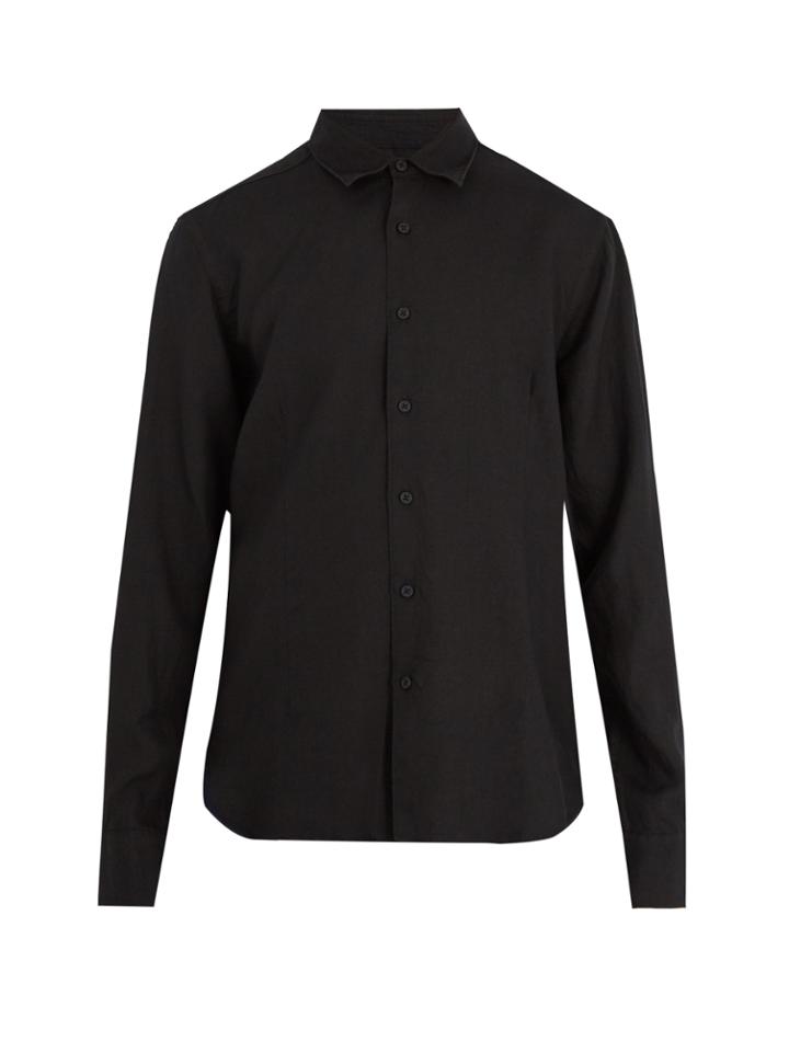 Orlebar Brown Meden Point-collar Linen Shirt