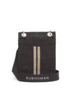 Matchesfashion.com Rick Owens Drkshdw - Pvc And Cotton Canvas Cross Body Bag - Mens - Black