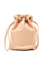 Matchesfashion.com Mansur Gavriel - Drawstring Pouch Leather Bag - Womens - Pink