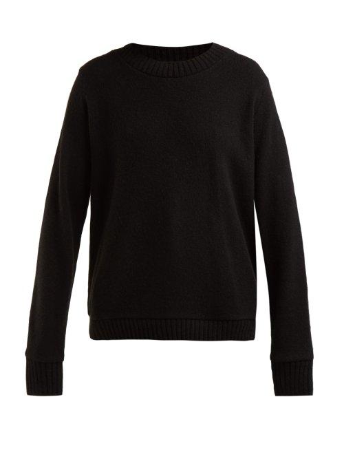 Matchesfashion.com The Elder Statesman - Reg Forest Intarsia Cashmere Sweater - Womens - Black Multi