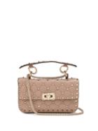 Matchesfashion.com Valentino - Rockstud Spike Small Quilted Leather Shoulder Bag - Womens - Nude