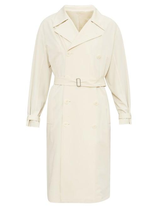 Lemaire - Belted Canvas Trench Coat - Mens - Cream