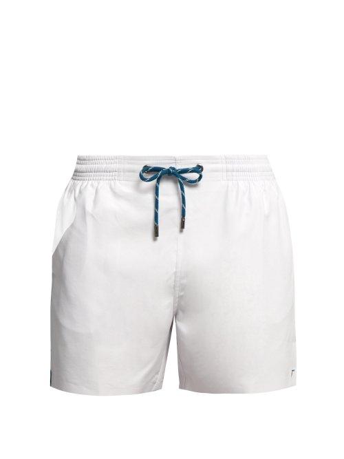 Matchesfashion.com Maran - Classic Swim Shorts - Mens - White