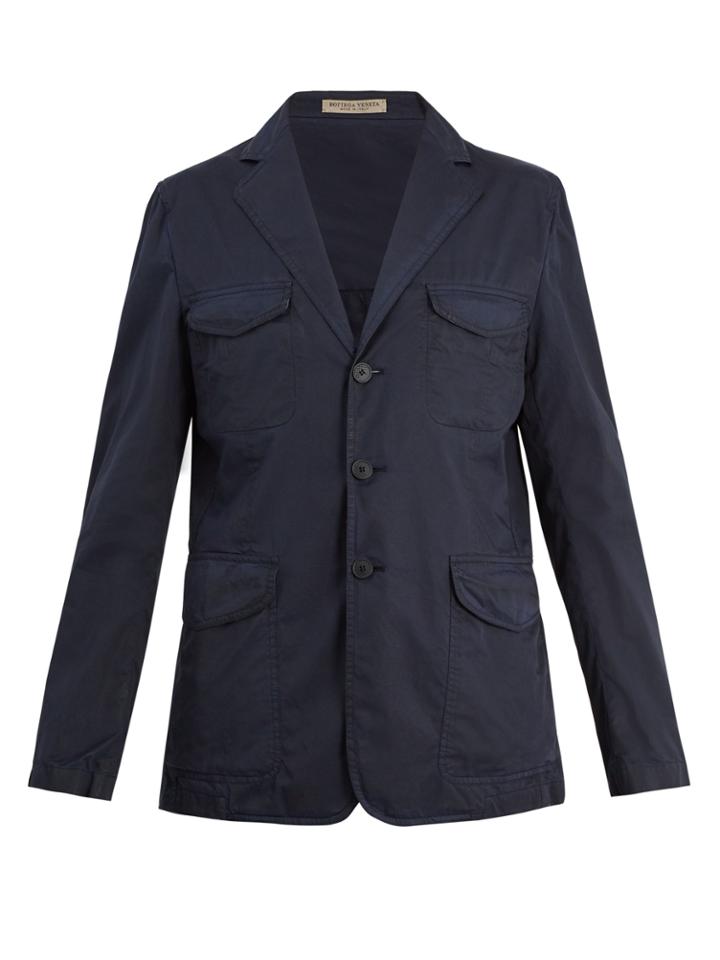 Bottega Veneta Notch-lapel Cotton Blazer