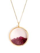 Matchesfashion.com Aurlie Bidermann Fine Jewellery - Chivor Ruby & 18kt Gold Necklace - Womens - Red