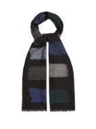 Matchesfashion.com Paul Smith - Colour Block Knit Scarf - Mens - Black Multi