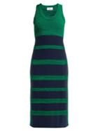 Matchesfashion.com Sportmax - Pittura Dress - Womens - Green Multi