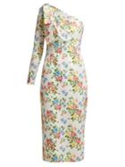 Matchesfashion.com Emilia Wickstead - Nadia Floral Print Dress - Womens - Multi
