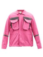 Sacai - Cargo-pocket Cotton-twill Jacket - Mens - Pink