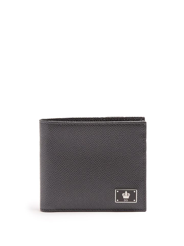 Dolce & Gabbana Logo-plaque Leather Wallet