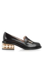 Nicholas Kirkwood Casati Pearl-heeled Leather Loafer