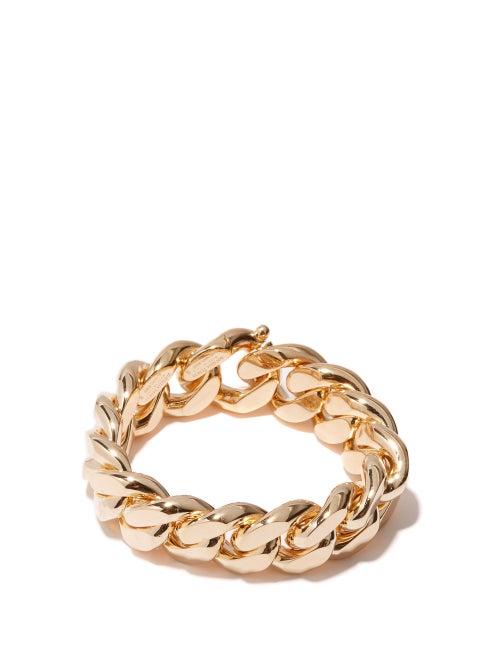 Ladies Jewellery Bottega Veneta - Curb-chain Gold-plated Bracelet - Womens - Gold