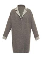 Max Mara Studio Reversible Double-faced Wool-blend Cardigan