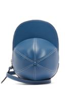 Matchesfashion.com Jw Anderson - Cap Leather Cross Body Bag - Womens - Dark Blue