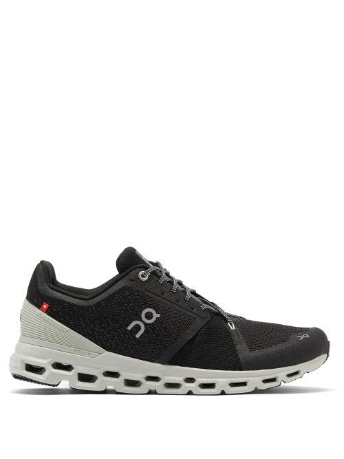 Matchesfashion.com On - Cloudstratus Mesh Running Trainers - Mens - Black Grey