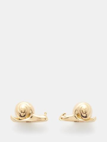 Brent Neale - Snail 18kt Gold Earrings - Womens - Yellow Gold