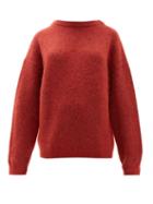 Matchesfashion.com Acne Studios - Dramatic Moh Oversized Sweater - Womens - Red