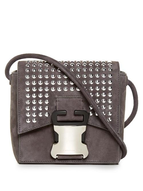Christopher Kane Bonnie Mini Suede Cross-body Bag