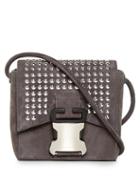 Christopher Kane Bonnie Mini Suede Cross-body Bag