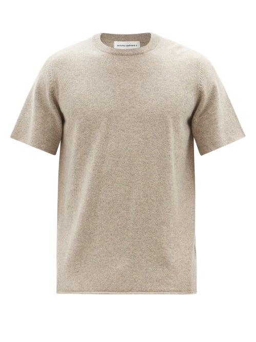 Extreme Cashmere - No. 64 Stretch-cashmere T-shirt - Mens - Grey