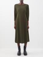 Max Mara Leisure - Vertigo Dress - Womens - Dark Green