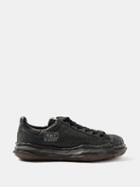 Mihara Yasuhiro - Blakey Original Sole Leather Trainers - Mens - Black