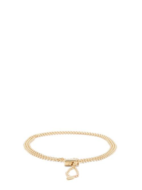 Matchesfashion.com Luis Morais - Toggle And Ball Bearing 18kt Bracelet - Mens - Gold