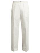 Tomorrowland Wide-leg Cotton Chino Trousers