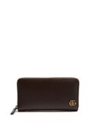 Gucci Gg Marmont Grained-leather Wallet
