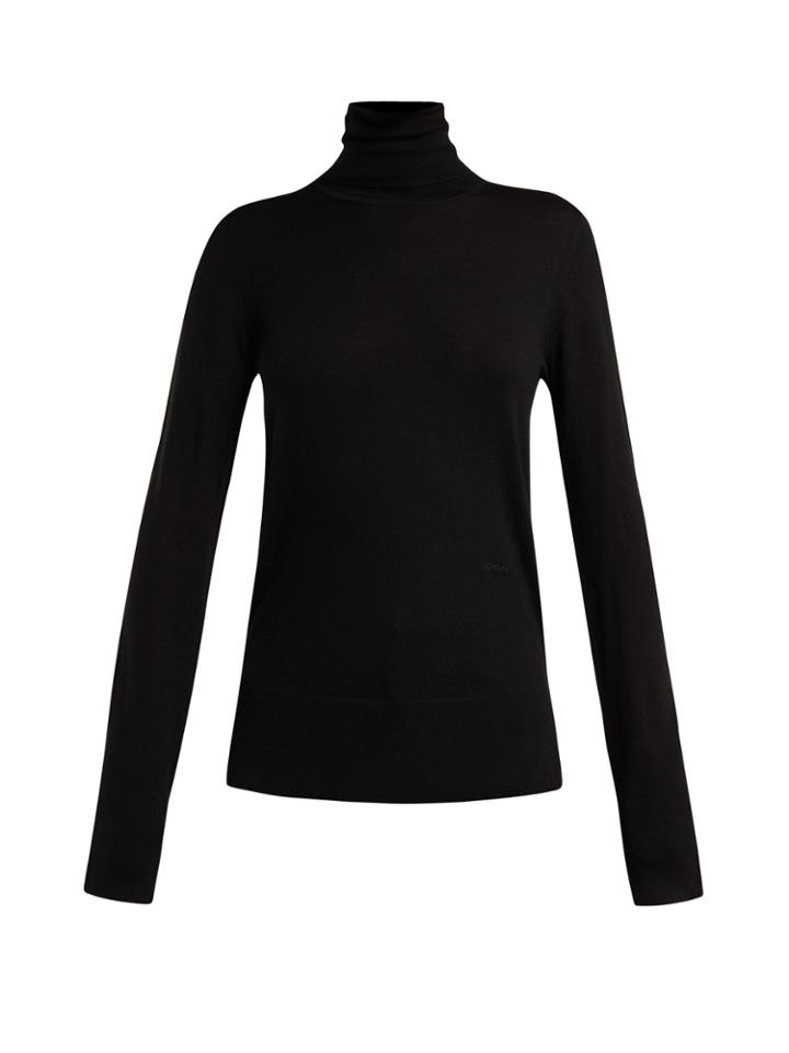 Joseph Merino Wool Roll-neck Sweater