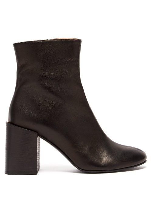 Matchesfashion.com Acne Studios - Saul Leather Ankle Boots - Womens - Black